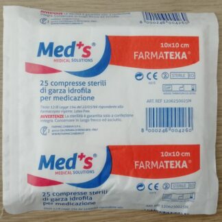 compresse sterili di garza idrofila 10x10