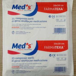 compresse sterili di garza idrofila 20x20 - 1